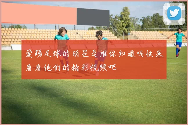 爱踢足球的明星是谁你知道吗快来看看他们的精彩视频吧